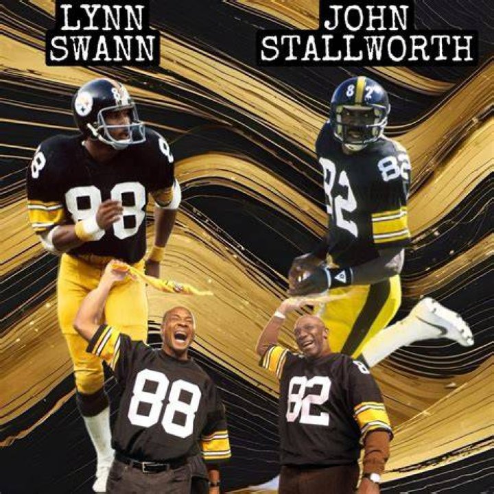 John Stallworth & Lynn Swann '79 during Steelers Training Camp in