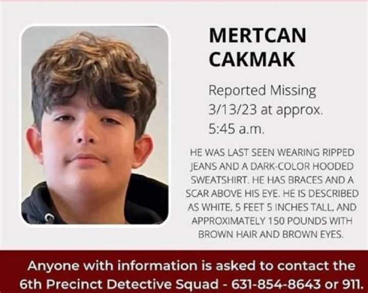 The Search For Missing Child Mertcan Cakmak
